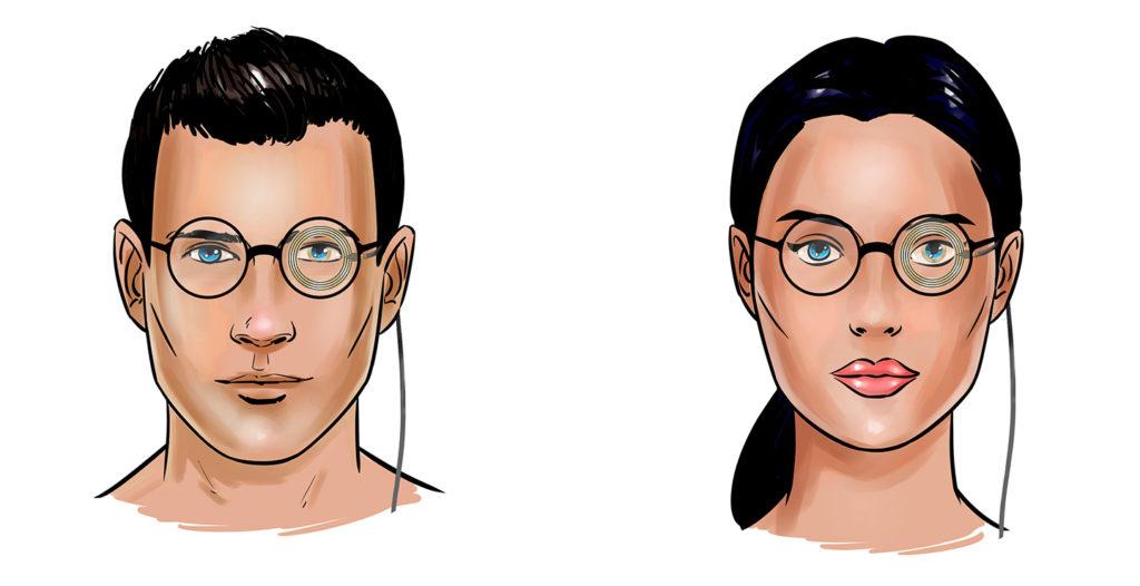 Glakolens Eyeglasses Mela & Female